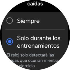 Pulsa el ajuste deseado.