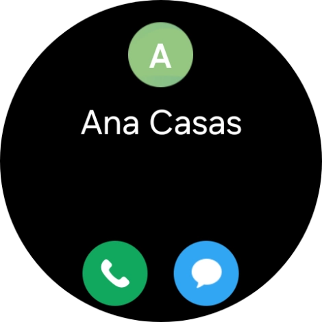 Pulsa el icono de realizar llamadas.