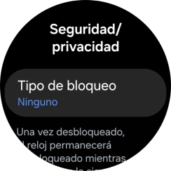 Pulsa Tipo de bloqueo.