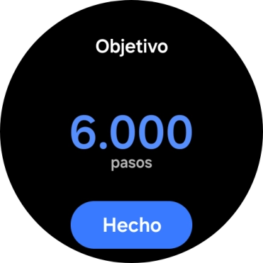 Desliza el dedo hacia arriba o hacia abajo por la pantalla para seleccionar el objetivo deseado.