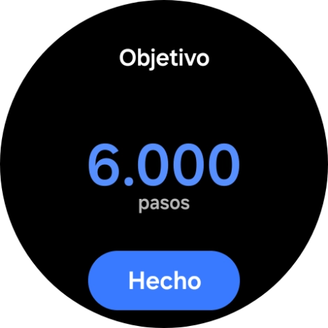 Desliza el dedo hacia arriba o hacia abajo por la pantalla para seleccionar el objetivo deseado.