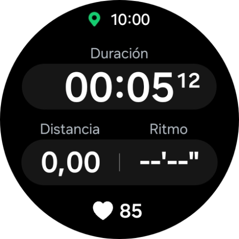 Mantén pulsado el botón de retroceso durante unos instantes para poner la actividad en pausa.