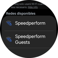 Pulsa la red wifi deseada.
