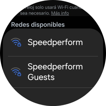 Pulsa la red wifi deseada.