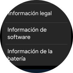 Pulsa Información de software.