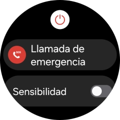 Pulsa el icono de apagar.