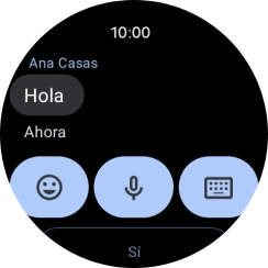 Pulsa el icono de micrófono.