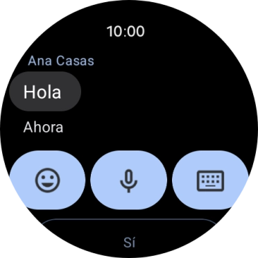 Pulsa el icono de micrófono.