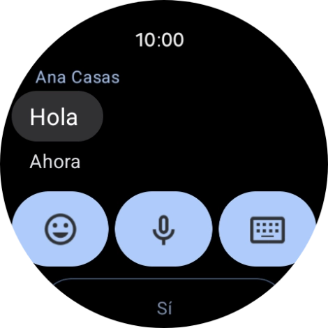 Pulsa el icono de micrófono.
