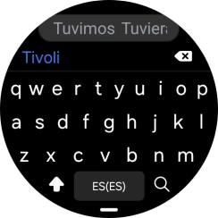 Introduce el destino deseado y pulsa el icono de búsqueda.