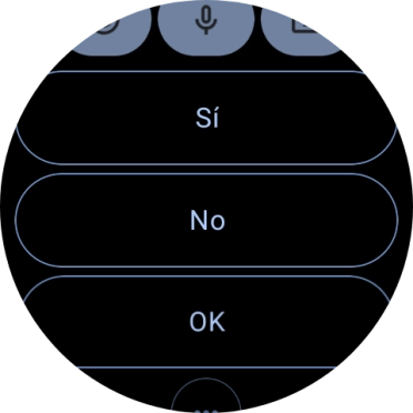 Pulsa la respuesta deseada.