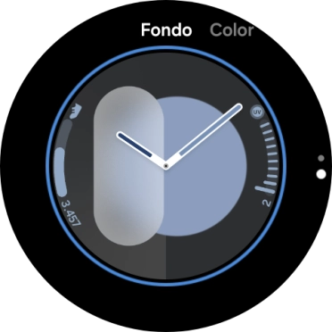 Desliza el dedo por la pantalla para cambiar entre los distintos tipos de diseño.