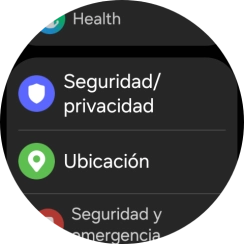 Pulsa Seguridad y emergencia.