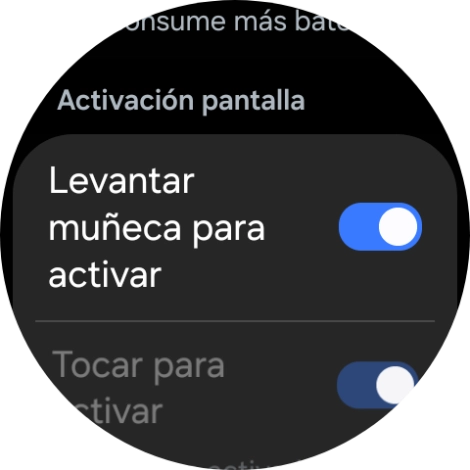 Pulsa el indicador junto a 