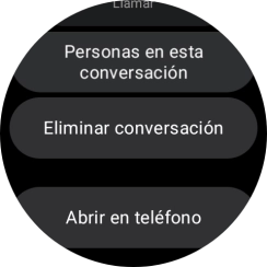 Pulsa Eliminar conversación.