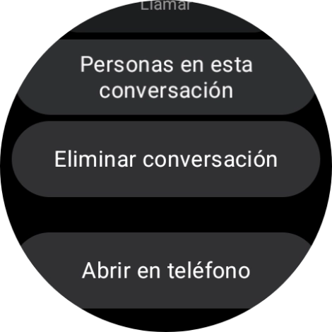 Pulsa Eliminar conversación.