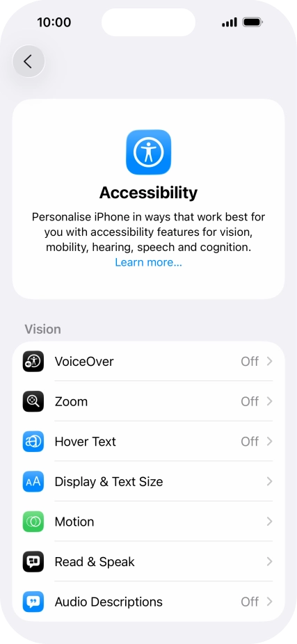 Press the required category below 