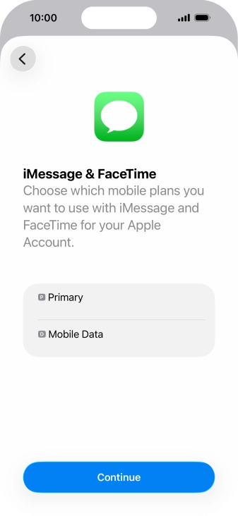 Press the required price plan.