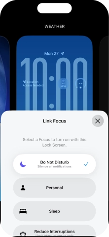 Press the close icon.