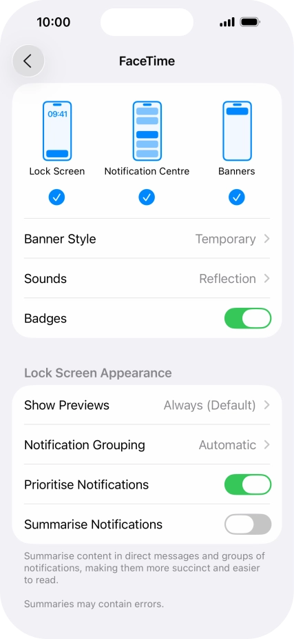 Press Notification Grouping.