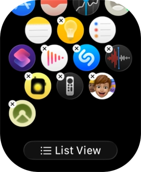 Press the delete icon next to the required app.