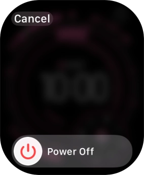 Press and drag the power off icon right.