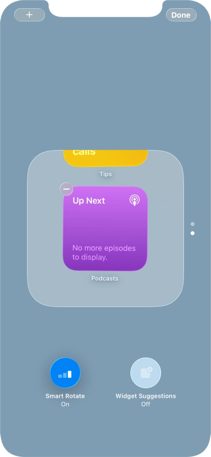 Press Smart Rotate to turn the function on or off.