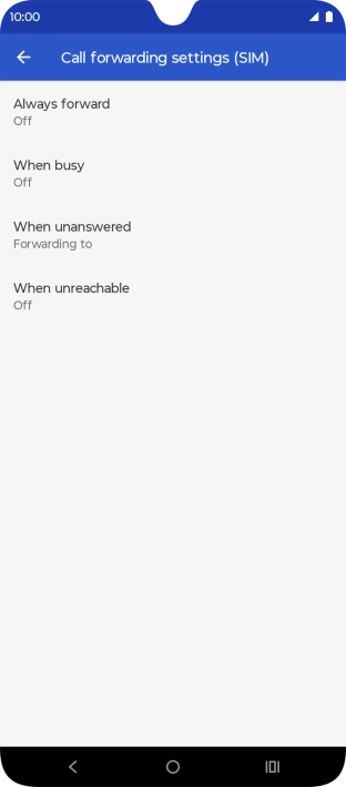 Press the Home key to return to the home screen.