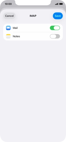 Press Save. Your email account has now been set up. To select more settings for incoming and outgoing server, proceed with the following steps.