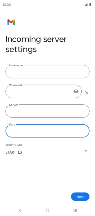 Press the drop down list below 
