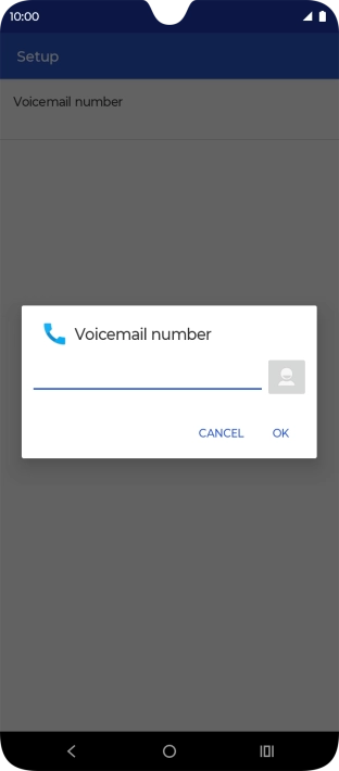 Key in +61414121121 and press OK.
