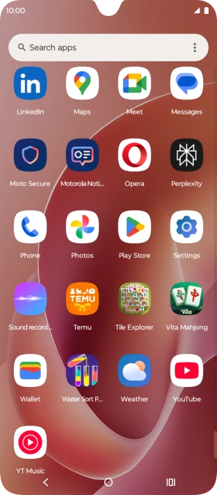 Open YouTube and go to the required video.