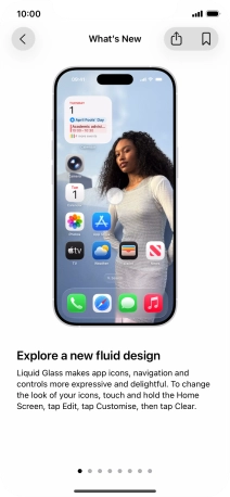 Slide your finger upwards starting from the bottom of the screen to return to the home screen.