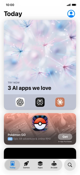 Press the search icon.