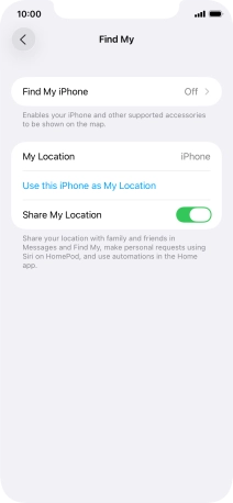 Press Find My iPhone.