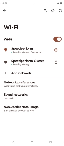 Press the Home key to return to the home screen.