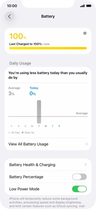 Slide your finger upwards starting from the bottom of the screen to return to the home screen.