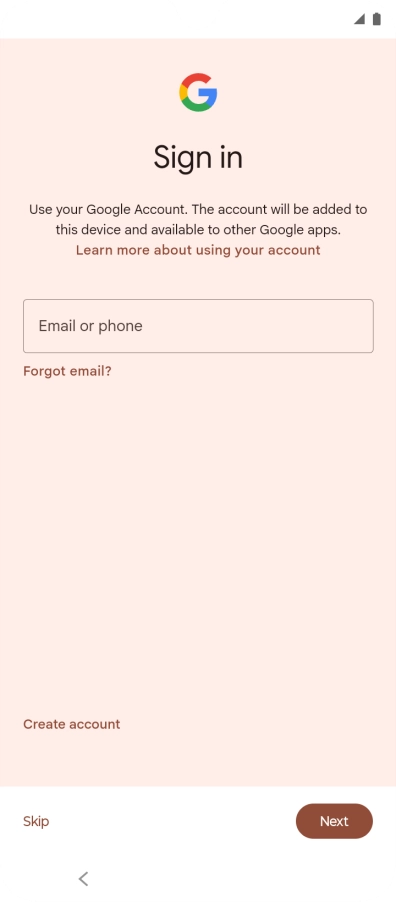 Follow the instructions on the screen to finish the activation.