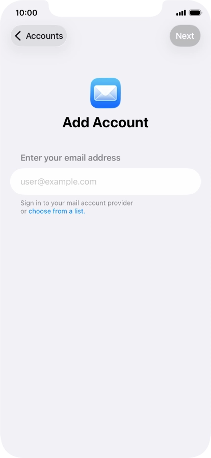 Press the field below 