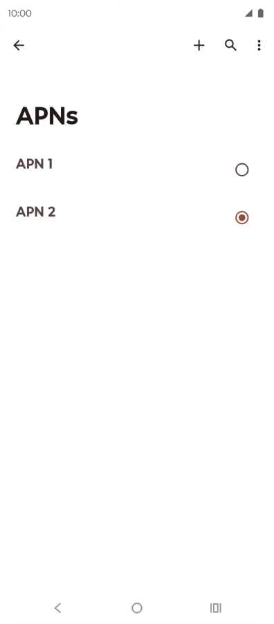 Press the Home key to return to the home screen.