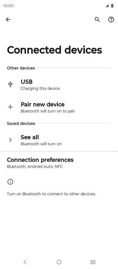 Press Pair new device.