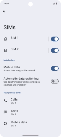 Press the required price plan.