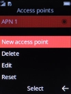 Select New access point.