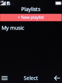 Press the Right selection key.