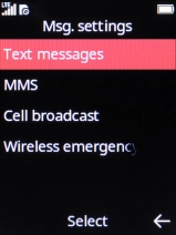 Select Text messages.