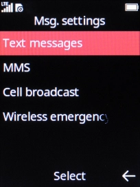 Select Text messages.