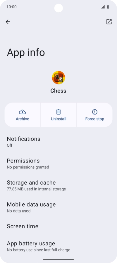 Press Storage and cache.