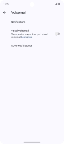 Press Advanced Settings.