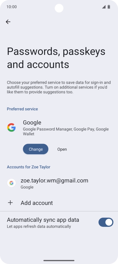 Slide your finger upwards starting from the bottom of the screen to return to the home screen.