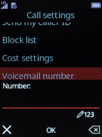 Key in (prefix) 5 (your phone number) and press the Navigation key.